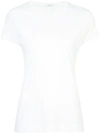 Adam Lippes Round Neck T-shirt In White