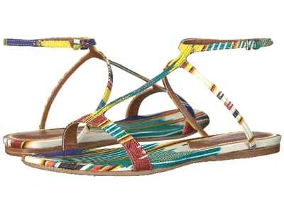 Etro Multicolor Fabric Sandals