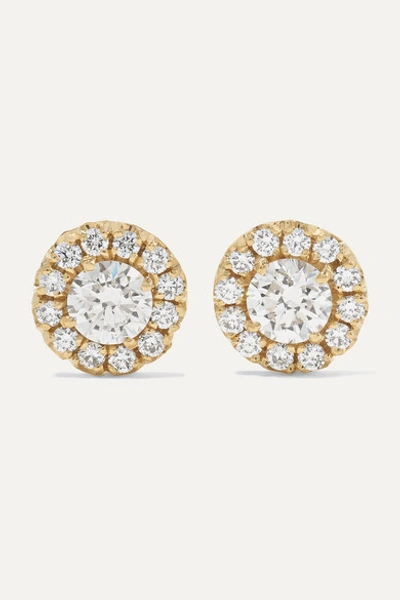 Suzanne Kalan 18-karat Gold Diamond Earrings
