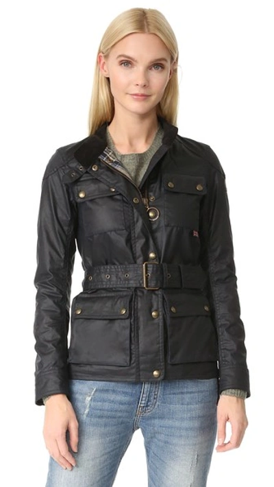 Belstaff Roadmaster Coat In Dark Navy | ModeSens