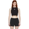 Adidas Originals  Adicolor Classics Cropped Tank Top In Black/white