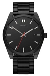 Mvmt Men's Element Ash Black-tone Stainless Steel Bracelet Watch 43mm