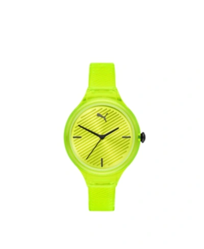 Puma Ladies Contour Watch 36mm In Yellow