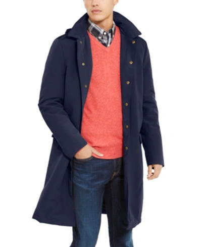Tommy Hilfiger Men's Modern-fit Albany Raincoat In Navy