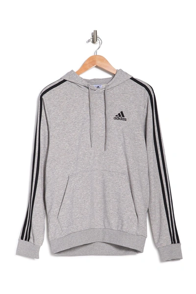 Adidas Originals Adidas Men's Essentials Fleece 3-stripes Hoodie In Grey