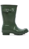 Hunter Original Short Rain Boot In  Green