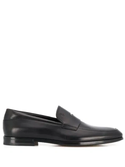 Tod's Boston Leather Penny Loafer, Black