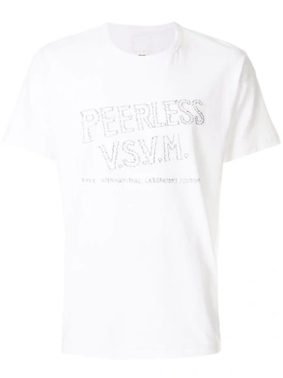 Visvim 'peerless' Crew-neck T-shirt In White