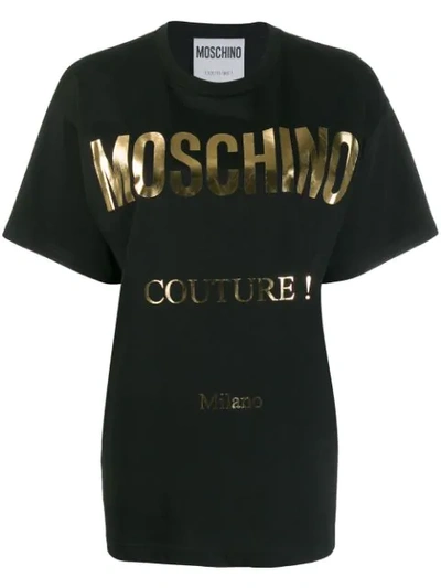 Moschino Oversized Logo T-shirt In White