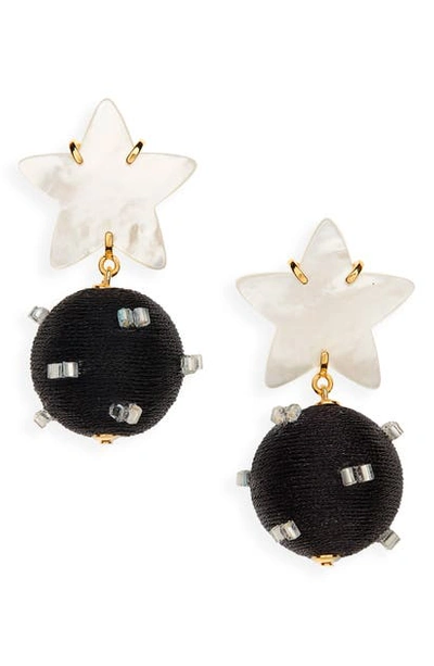 Lizzie Fortunato Goldplated Mother-of-pearl Star Bead Drop Earrings