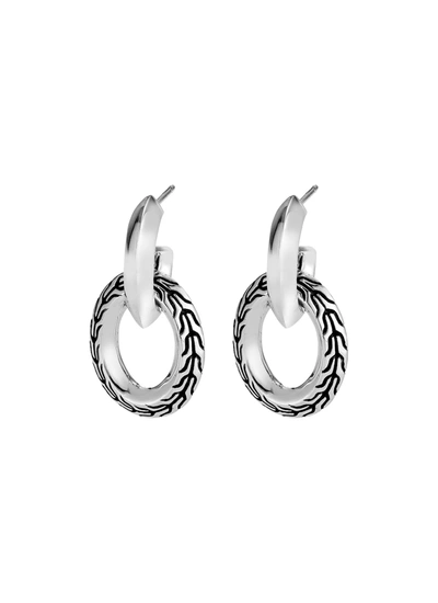 John Hardy 'classic Chain' Silver Link Earrings