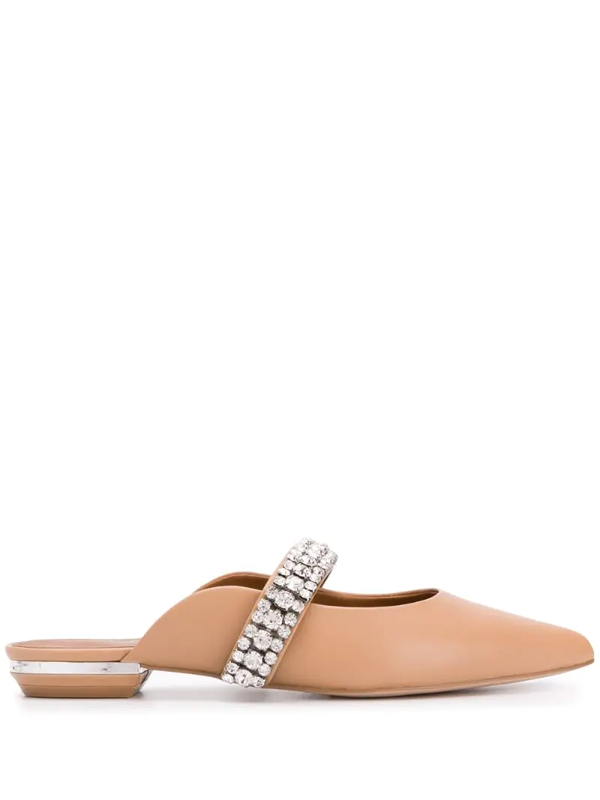 princely crystal embellished mule