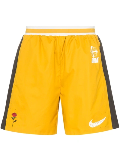 Nike X Gyakusou Utility Track Shorts In Yellow