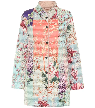 Etro Women's Patchwork Floral Puffer Jacket In Neutral