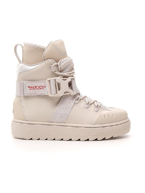puma ren boot white