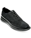 Cole Haan Men's 2.zerogrand Stitchlite Knit Plain Toe Oxfords In Black Speckle