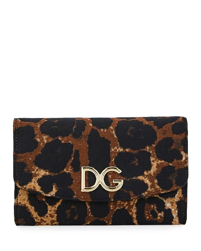 Dolce & Gabbana Leopard Mini Crossbody Bag