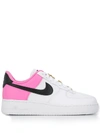 Nike Women's Air Force 1 07 Sneakers In White/ Black/ China Rose