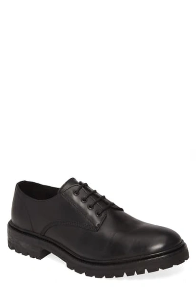 Allsaints Men's Jarred Lug-sole Oxfords In Black