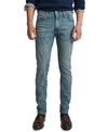 Polo Ralph Lauren Sullivan Slim Fit Distressed Jeans In Mid Wash-blue