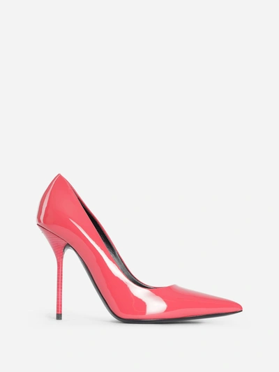 Tom Ford Patent Leather Pointed Pumps In Bright Red