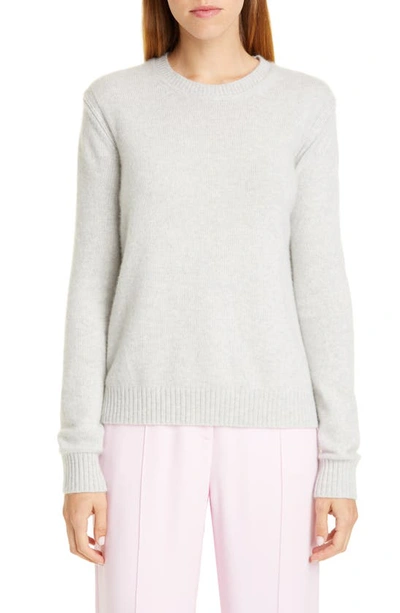 Rosetta Getty Cashmere Relaxed Crewneck Sweater In Grey