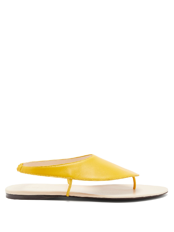 mustard yellow flat sandals