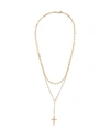Lana 14k Double-strand Crossary Necklace In Gold