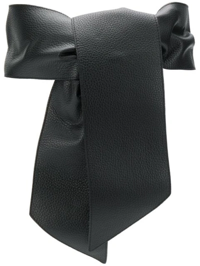 Orciani Tie-waist Belt In Black