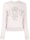 Barrie 3d Logo Jumper In Pink