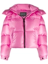 Duvetica Short Puffer Jacket In Pink