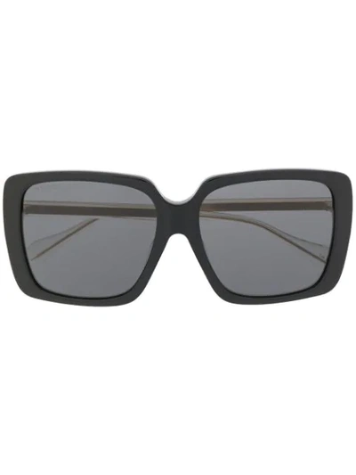 Gucci Oversized Square Frame Sunglasses In Black