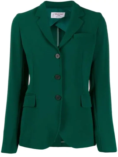 Alberto Biani Einreihiger Blazer In Green