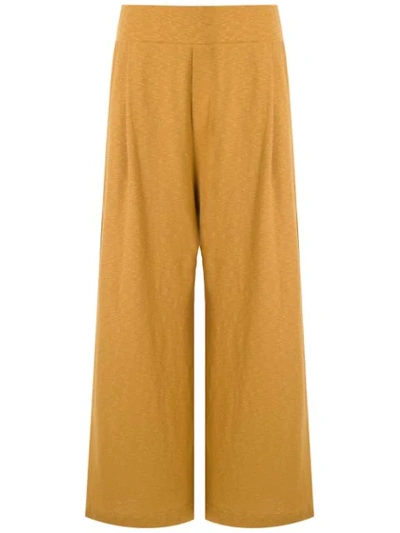 Osklen Rustic Culottes In Yellow