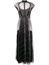 Temperley London Electra Bead-embellished Tulle Gown In Black