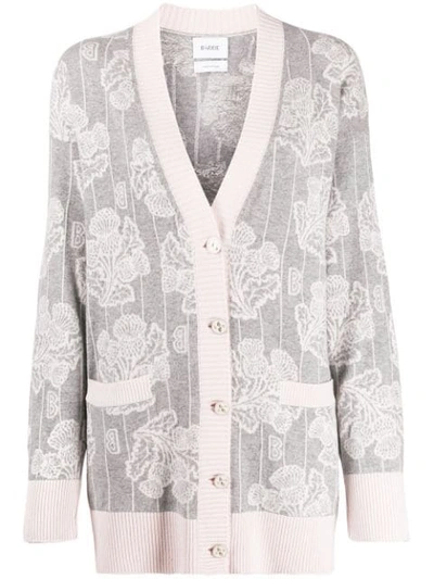 Barrie V-neck Cashmere Cardigan In Grey