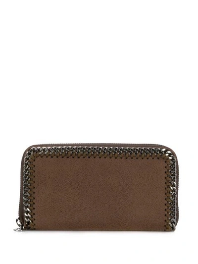 Stella Mccartney Continental Wallet In Grey