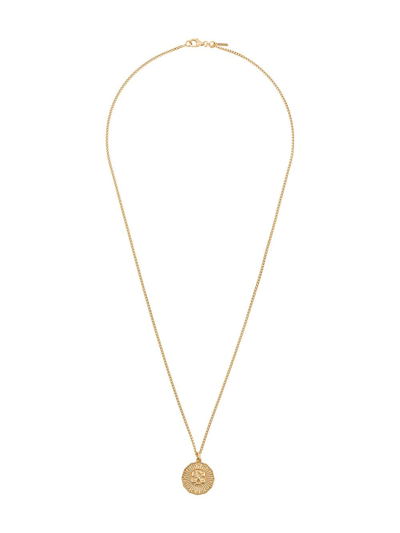 Emanuele Bicocchi Coin Necklace In Gold