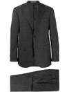 Corneliani Two Piece Slim-fit Suit In Grey