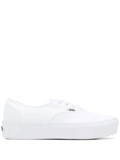 Vans Low-top Platform Sneakers In White