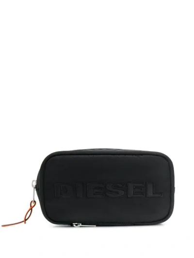 Diesel Klassische Kosmetiktasche In Black