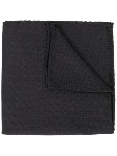 Dsquared2 Textured Pocket Square In Black