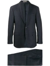 Corneliani Two Piece Slim-fit Suit In Blue