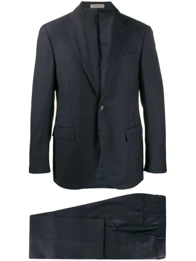 Corneliani Two Piece Slim-fit Suit In Blue