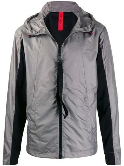 Raeburn Hooded Zip-up Jacket In Grey