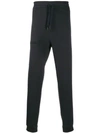 Z Zegna Tapered Track Pants In Black