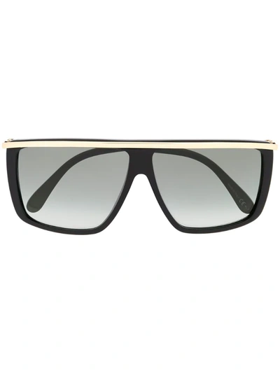 Givenchy Metal Embellished Graphic Sunglasses In Black