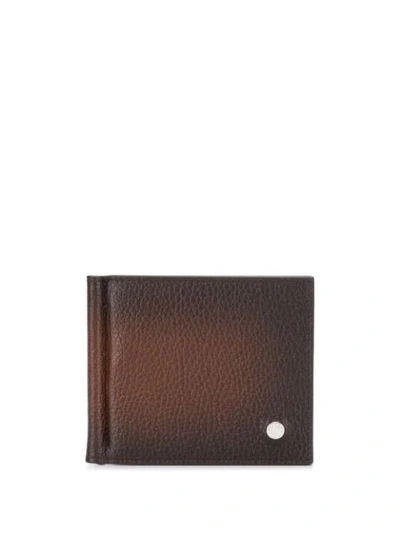 Orciani Logo Bi-fold Wallet In Brown