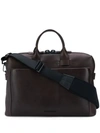 Troubadour Pathfinder Leather Briefcase In Brown
