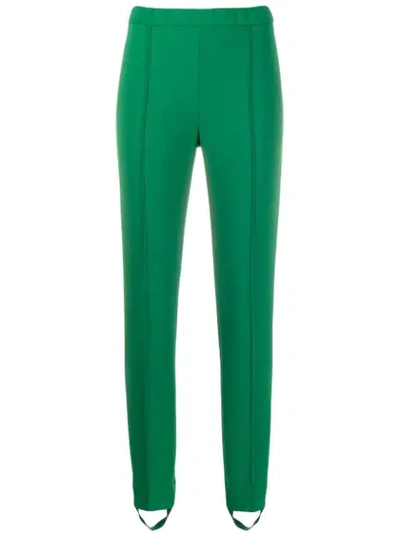 Givenchy Piped Seams Leggings In Green